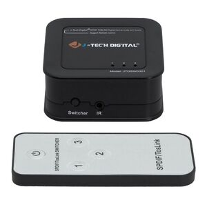 J-Tech Digital JTD108 Audio Switch with Remote